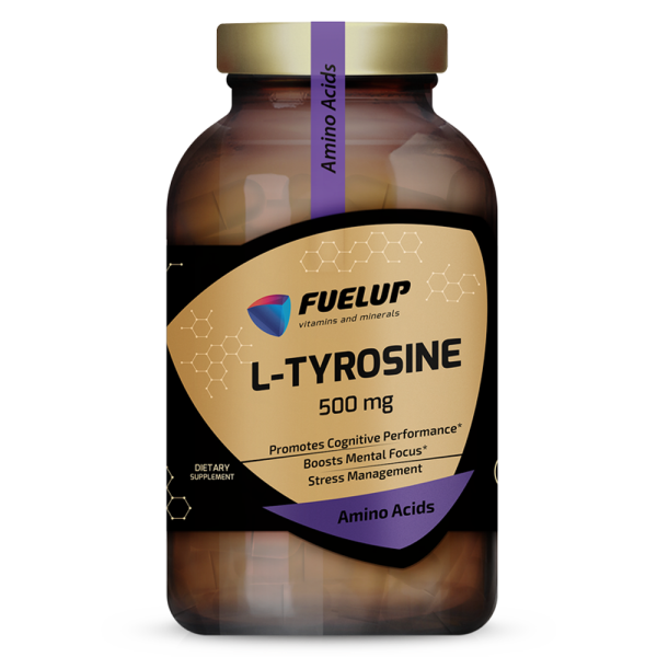 L-Tyrosine 500 mg, 120 veg caps