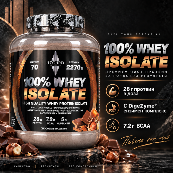 100% Whey Isolate 2.27KG