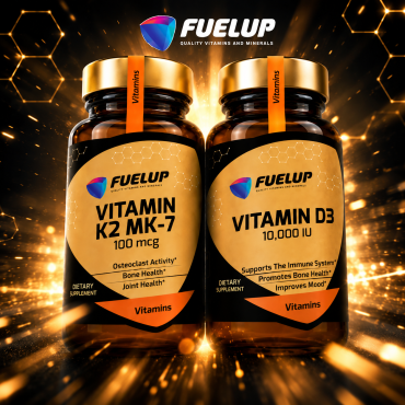 Vitamin D3 10 000 IU + Vitamin K2 MK-7 100 mcg