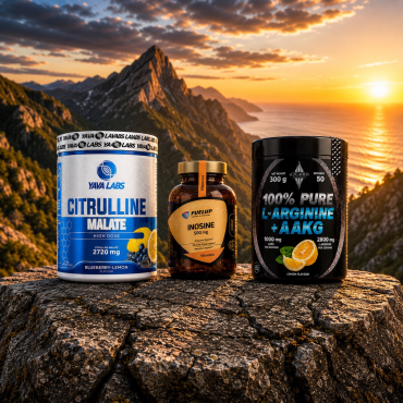 Citrulline Malate + Pure L-Arginine AAKG + Inosine