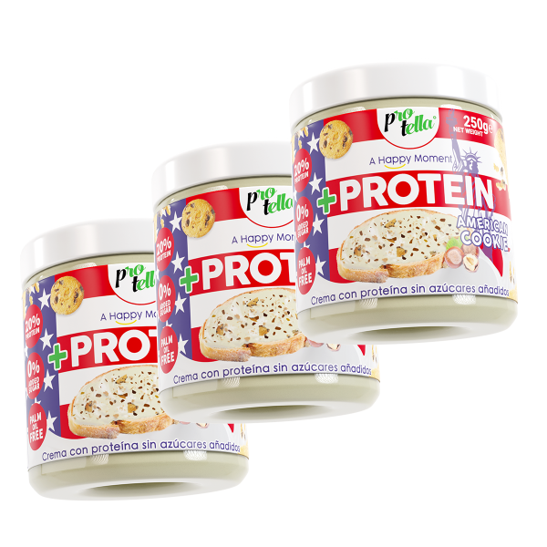 3 X Protella ® American Cookie 250g