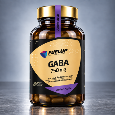 GABA 750mg, 100veg. caps.