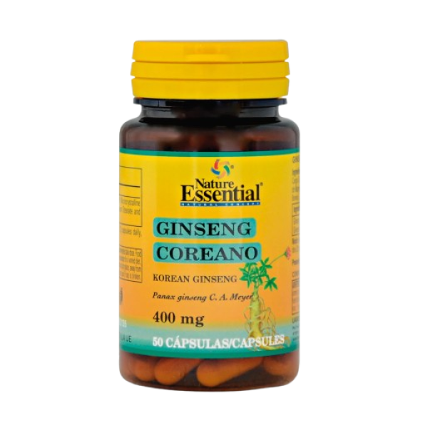 Ginseng Coreano 400mg, 50 Capsules