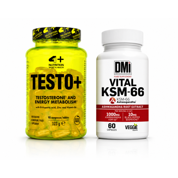 Пакет - TESTO+ и Ашваганда KSM-66